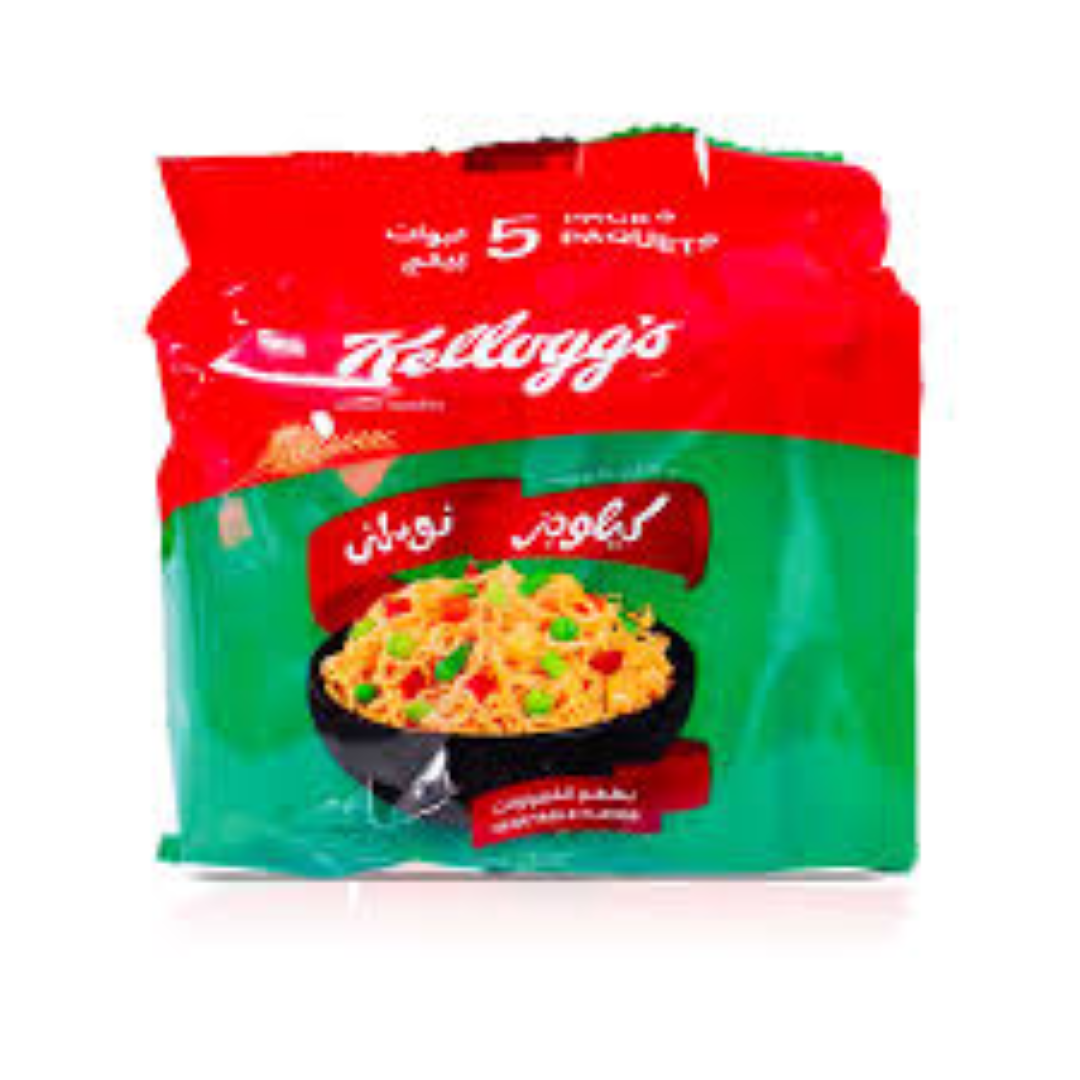 KELLOGGS VEGETABLE NOODLES 350G 5PKT